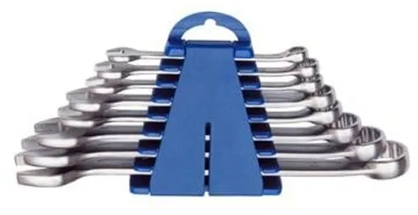 VAERK Ringsnøkkelsett 8 deler i holder 8–22 mm