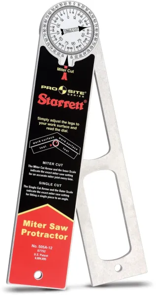 Starrett Gradvinkel 505A-12 300mm - Aluminium